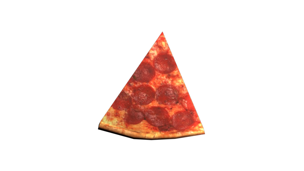 A Food Themed Slice Of Pizza ClipArt